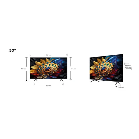 TV TCL 4K QLED 50" - Imagen 2